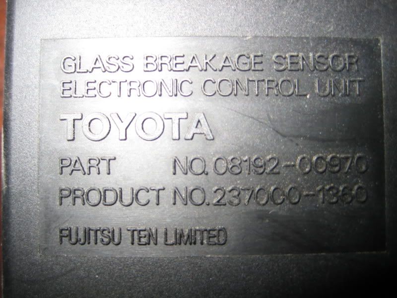2000 toyota tundra cm4200 remote starter